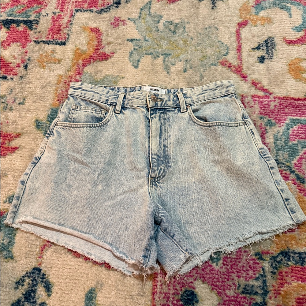 Cotton On Light Blue Jean Shorts - Picture 1 of 3